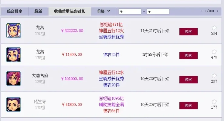 梦幻西游角色购买取用攻略：藏宝阁与游戏内方法详解
