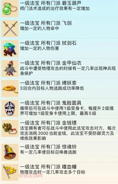 梦幻西游法宝属性提升与摆放技巧攻略