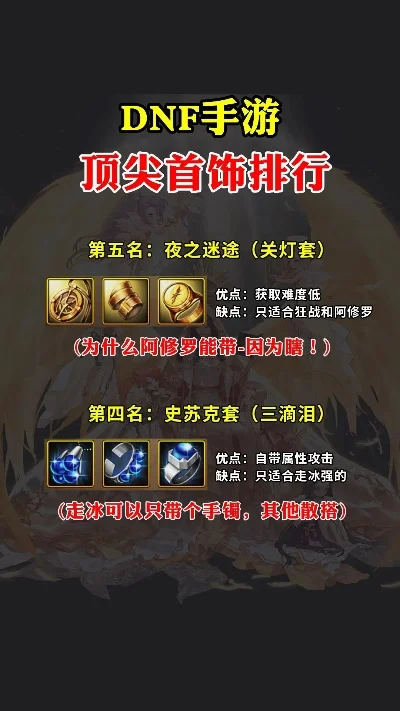 手游dnf首饰套排名-DNF首饰套排名解析
